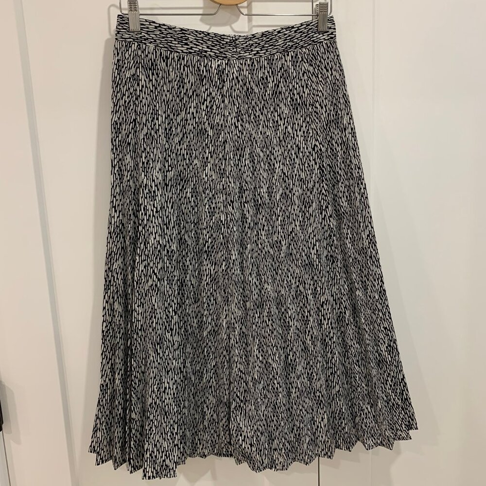 Judith & Charles pleated midi skirt